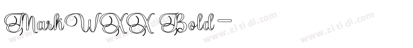 MarkWXX Bold字体转换